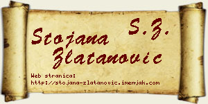 Stojana Zlatanović vizit kartica